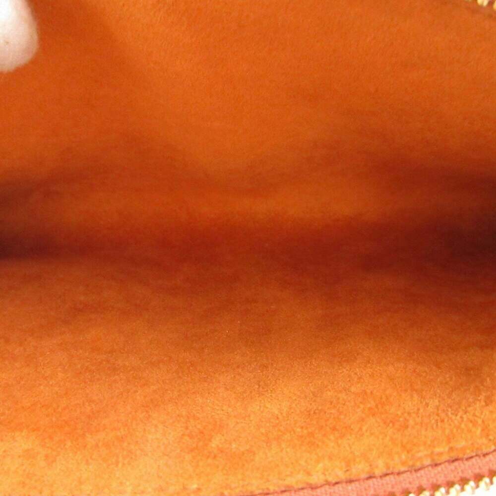 LOUIS VUITTON Brown Leather Pochette Pouch - Picture 4 of 7